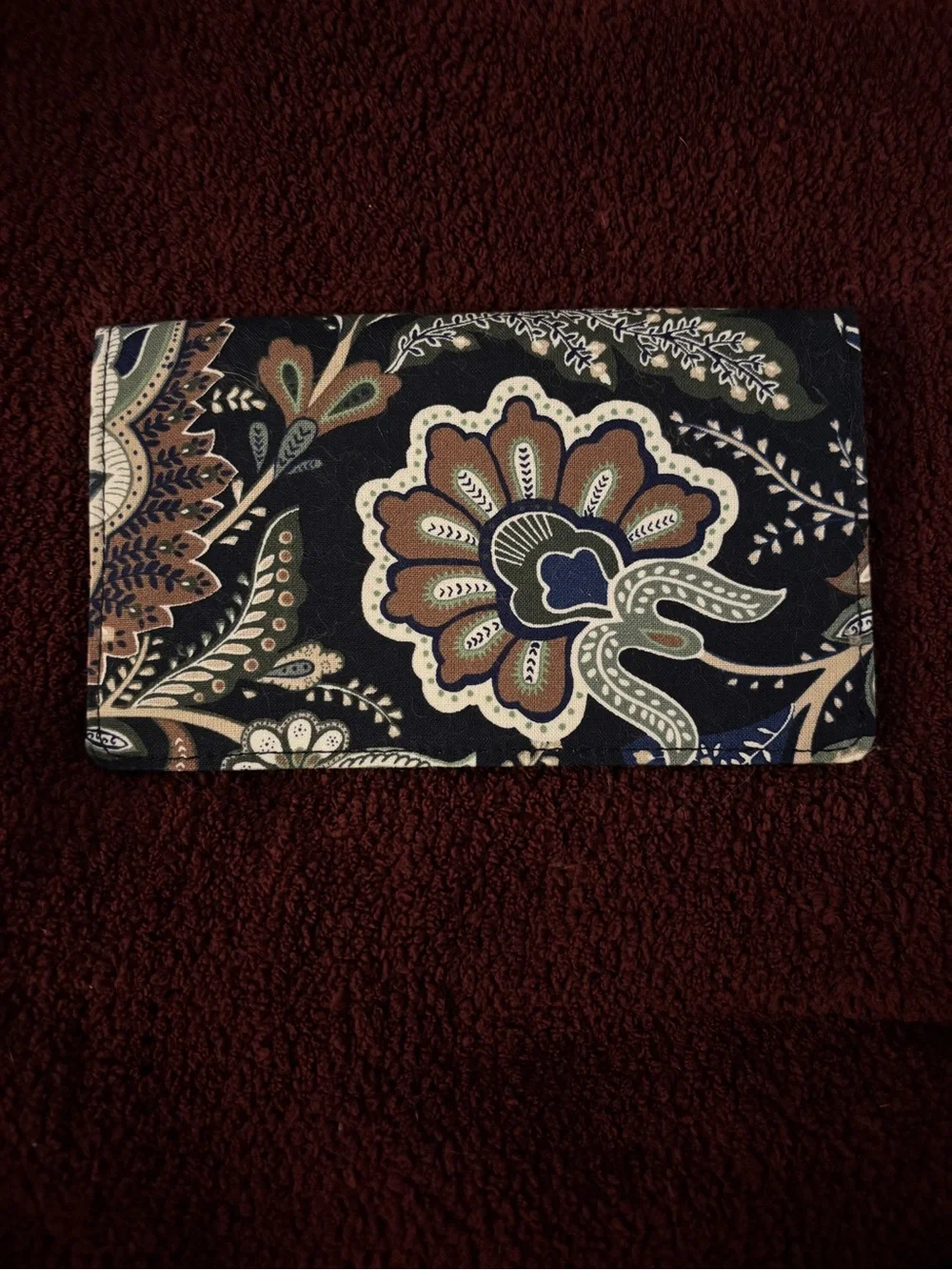 Vera Bradley Floral Pattern Checkbook Cover